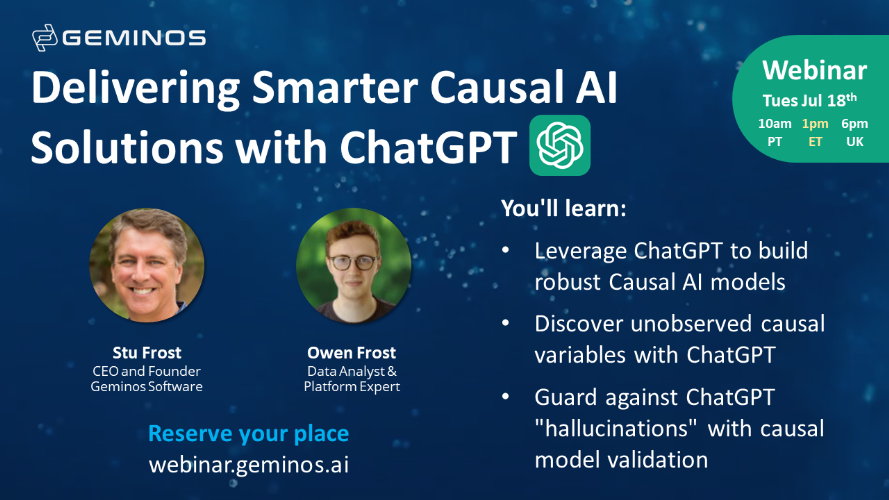ChatGPT Meets Causal AI - Delivering Smarter Causal AI Solutions with ChatGPT
