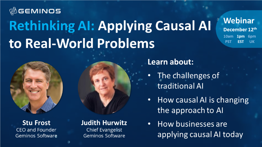 Webinar Replay: Rethinking AI - Applying Causal AI to Real-World Problems